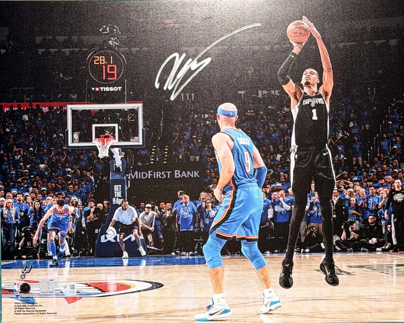 The signed photograph shared by all three Drop 01 originals